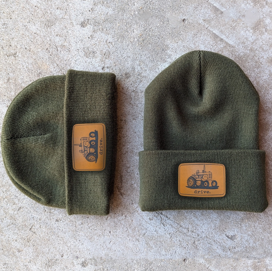 Drive Tractor Beanie-Green