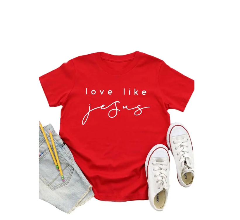 Love Like Jesus kids Graphic Tee