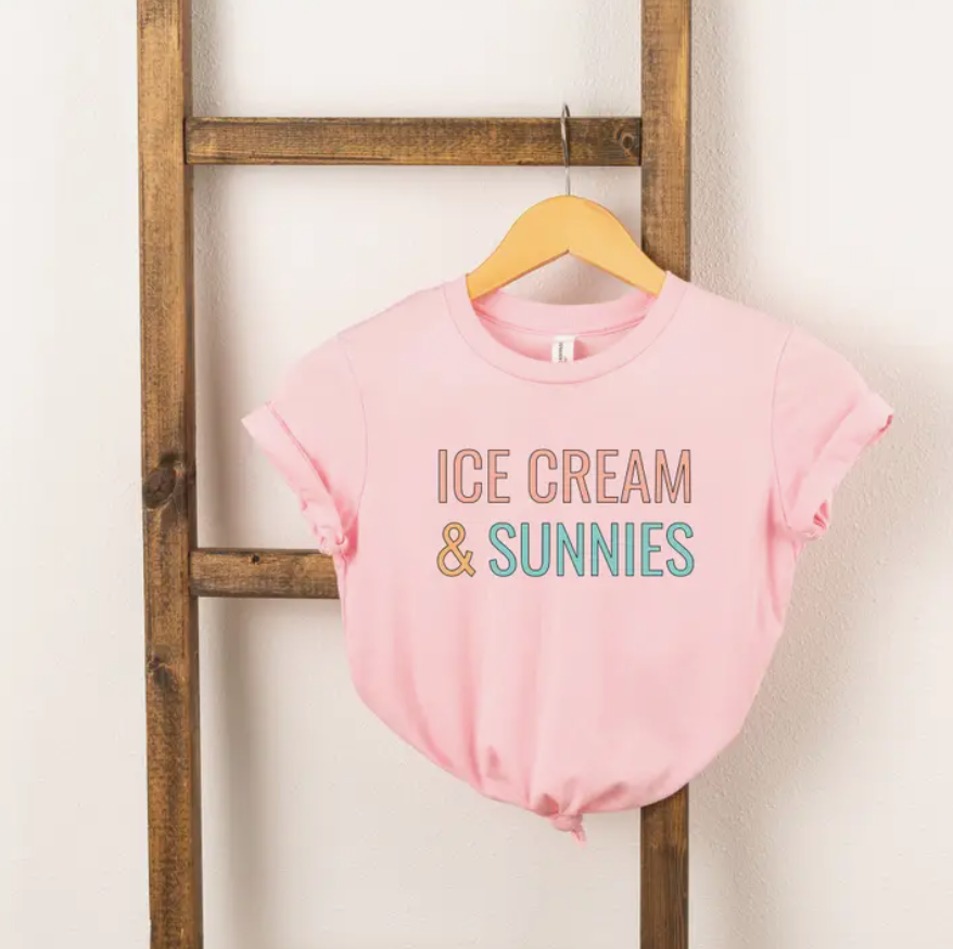 Ice Cream And Sunnies | Youth Short Sleeve