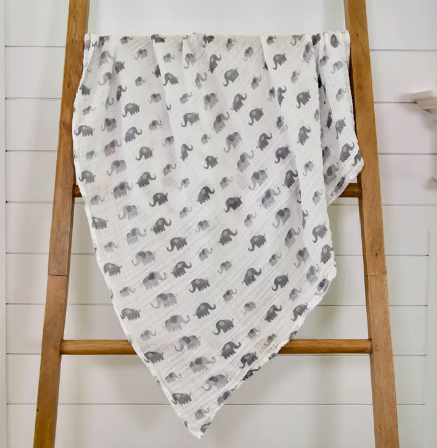 Elephantastic Baby Swaddle Blanket