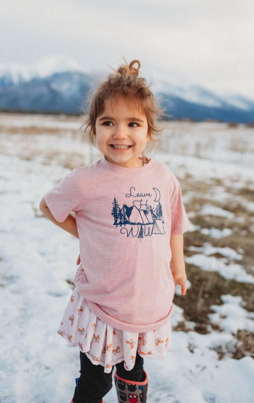 Leave Her Wild Kids Tee