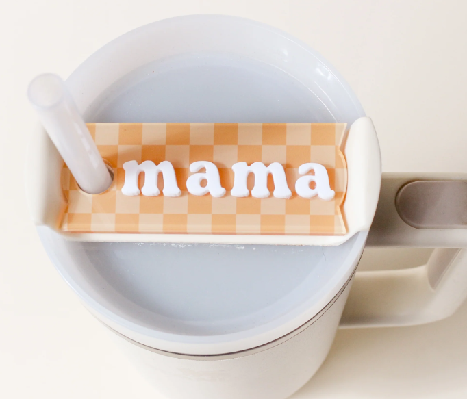 Word Tumbler Lid Topper Tag-Mama