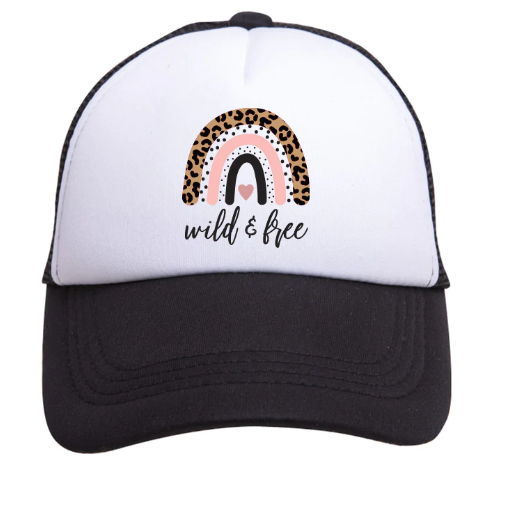 Wild & Free Trucker Hat-Youth