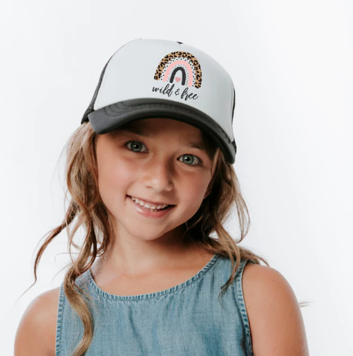 Wild & Free Trucker Hat-Youth