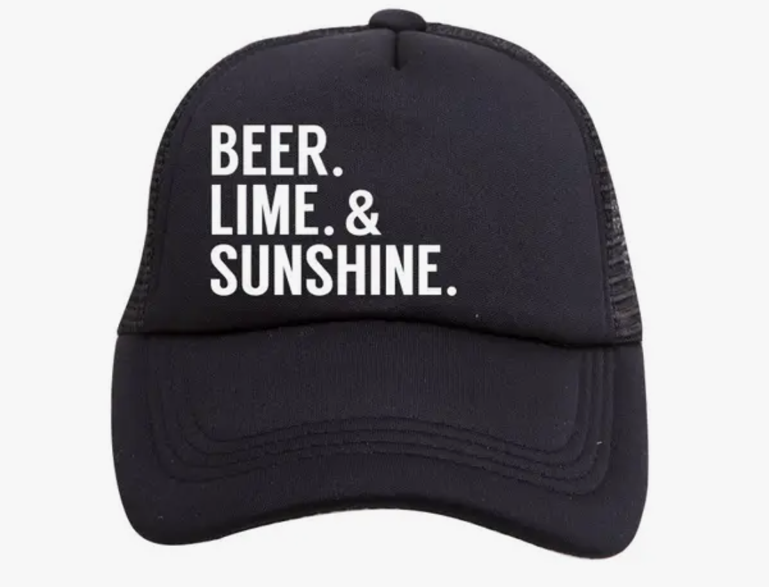 Beer. Lime. & Sunshine. Hat