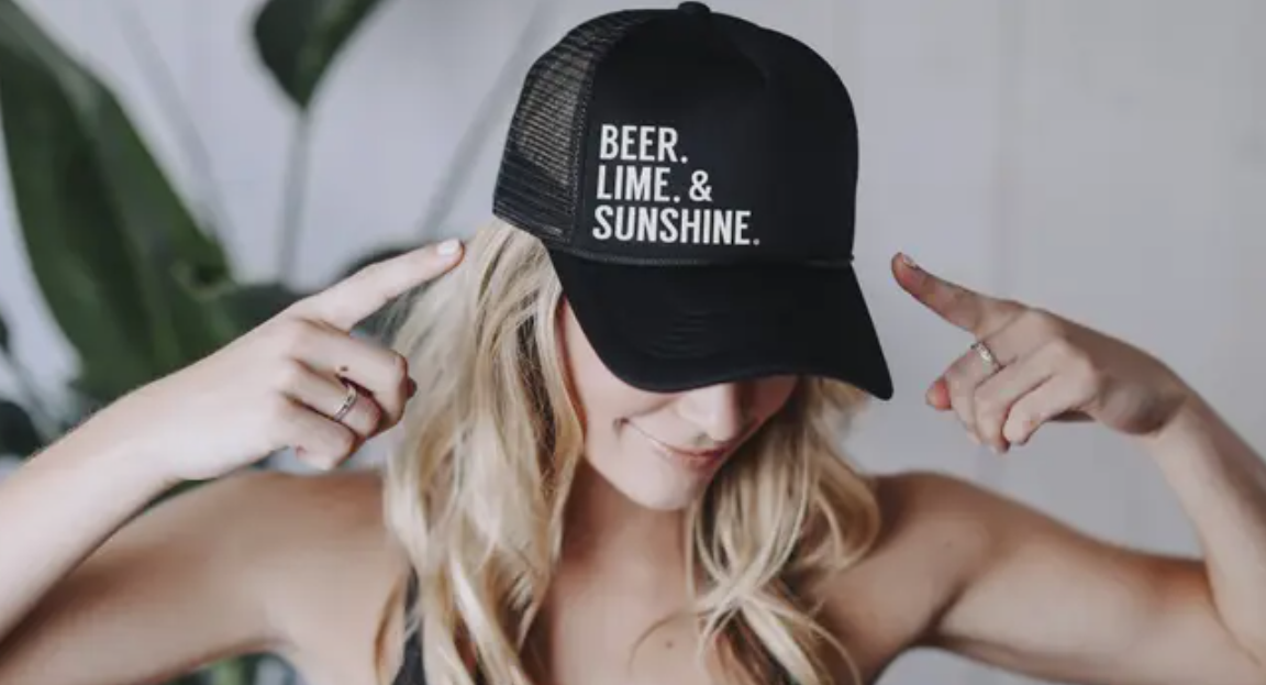 Beer. Lime. & Sunshine. Hat