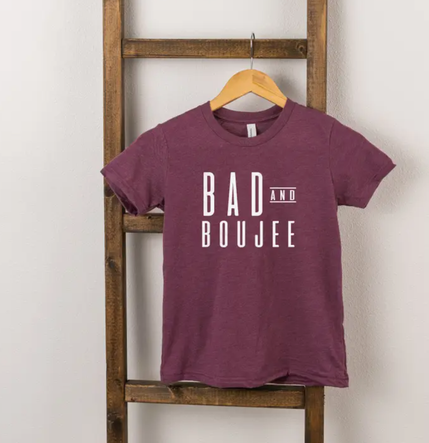 Bad And Boujee | Toddler Short Sleeve Crew Neck